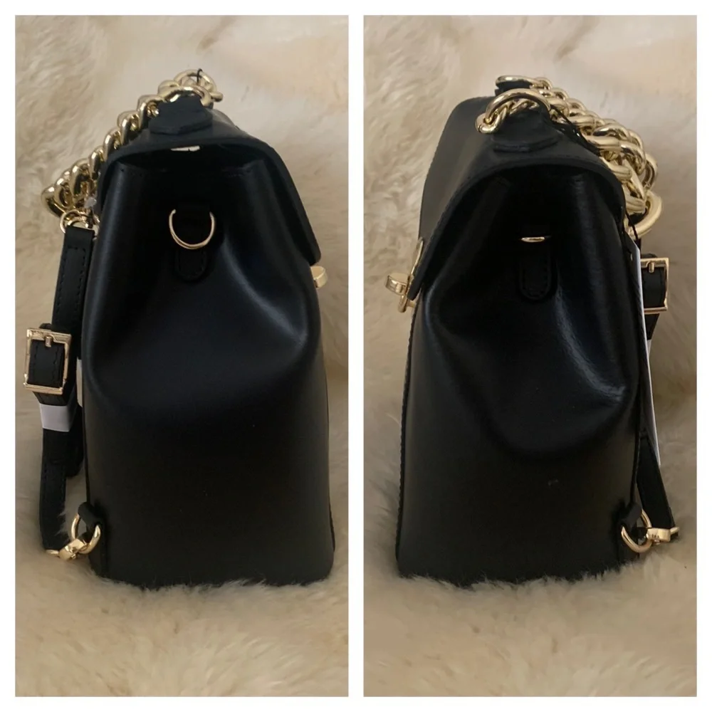 NWT DIVINA FIRENZE Leather Convertible Backpack/Purse - Picture 4 of 8